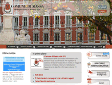 Tablet Screenshot of comune.massa.ms.it