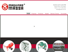 Tablet Screenshot of massa.com.ar